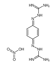 [1,4]benzoquinone-bis-carbamimidoylhydrazone, dinitrate结构式