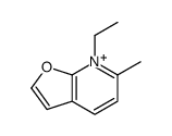 7-ethyl-6-methylfuro[2,3-b]pyridin-7-ium结构式
