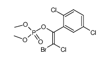 Phosphoric acid (Z)-2-bromo-2-chloro-1-(2,5-dichloro-phenyl)-vinyl ester dimethyl ester结构式