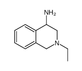 2-ethyl-3,4-dihydro-1H-isoquinolin-4-amine结构式