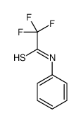 2,2,2-trifluoro-N-phenylethanethioamide结构式