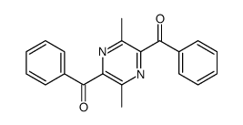 (5-benzoyl-3,6-dimethylpyrazin-2-yl)-phenylmethanone Structure