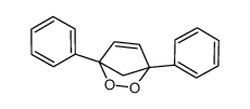 1,4-diphenyl-2,3-dioxabicyclo[2.2.1]hept-5-ene结构式