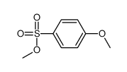 methyl 4-methoxybenzenesulfonate结构式