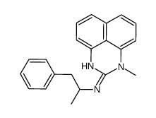 1-methyl-N-(1-phenylpropan-2-yl)perimidin-2-amine结构式