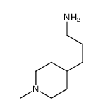 4-Piperidinepropanamine,1-methyl-(9CI) Structure