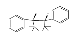 meso-2,2,5,5-Tetramethyl-3,4-diphenylhexane结构式