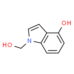 1H-Indole-1-methanol,4-hydroxy-(9CI) Structure