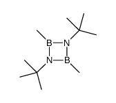 1,3-ditert-butyl-2,4-dimethyl-1,3,2,4-diazadiboretidine Structure