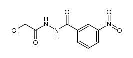 N'-(2-chloroacetyl)-3-nitrobenzohydrazide Structure