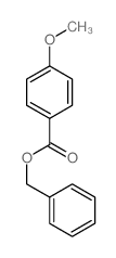 Benzoic acid,4-methoxy-, phenylmethyl ester structure