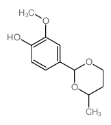 Phenol, 2-methoxy-4-(4-methyl-1,3-dioxolan-2-yl)- picture