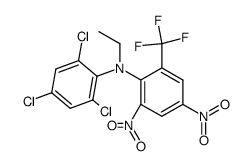 n-ethyl-2,4,6-trichloro-2',4'-dinitro-6'-(trifluoromethyl)diphenylamine Structure