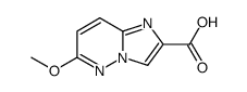 6-甲氧基咪唑并[1,2-b]哒嗪-2-羧酸结构式