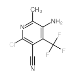 3-Pyridinecarbonitrile,5-amino-2-chloro-6-methyl-4-(trifluoromethyl)- picture