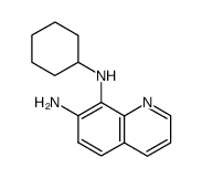 7-amino-8-cyclohexylaminoquinoline结构式
