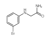 Acetamide,2-[(3-bromophenyl)amino]- Structure