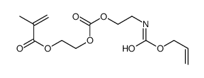 4,9-dioxo-3,5,10-trioxa-8-azatridec-12-en-1-yl methacrylate Structure
