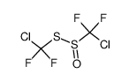 Chlordifluormethyl(chlordifluormethylthio)sulfinat Structure