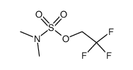 N,N-dimethyl-2,2,2-trifluoroethyl sulfamate结构式