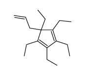 1,2,3,4,5-pentaethyl-5-prop-2-enylcyclopenta-1,3-diene结构式
