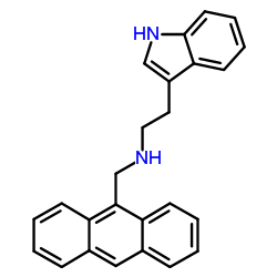 N-(9-Anthrylmethyl)-2-(1H-indol-3-yl)ethanamine结构式