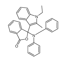 3-(diphenylamino)-3-(1-ethyl-2-methyl-1H-indol-3-yl)phthalide structure