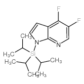 1H-Pyrrolo[2,3-b]pyridine, 4,5-difluoro-1-[tris(1-methylethyl)silyl]- picture
