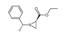 (2R)-1[(R)-α-methylbenzyl]-2-aziridinecarboxylate ethyl ester结构式