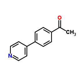 1-[4-(4-Pyridinyl)phenyl]ethanone Structure