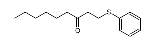 1-phenylsulfanyl-nonan-3-one Structure