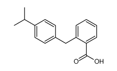 2-[[4-(1-Methylethyl)phenyl]methyl]benzoic acid structure