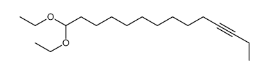 14,14-diethoxytetradec-3-yne Structure