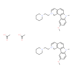 10-methoxy-2-(2-(1-piperidinyl)ethyl)-7H-pyrido(4,3-c)carbazolium picture