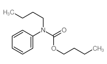 Carbamic acid,butylphenyl-, butyl ester (9CI) structure