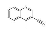 4-methyl-3-quinolinecarbonitrile结构式