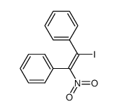 (Z)-1-Iodo-2-nitro-1,2-diphenylethene Structure