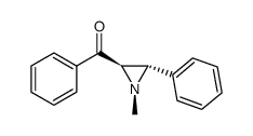 ((1R,2R,3S)-1-Methyl-3-phenyl-aziridin-2-yl)-phenyl-methanone结构式