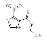 ethyl 5-nitro-3H-imidazole-4-carboxylate结构式