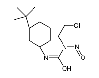 cis-1-(3-tert-Butylcyclohexyl)-3-(2-chloroethyl)-3-nitrosourea结构式