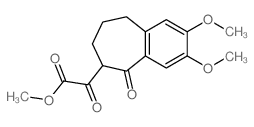 methyl 2-(9,10-dimethoxy-6-oxo-5-bicyclo[5.4.0]undeca-7,9,11-trienyl)-2-oxo-acetate结构式