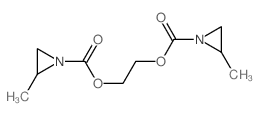 1-Aziridinecarboxylicacid, 2-methyl-, 1,2-ethanediyl ester (9CI)结构式