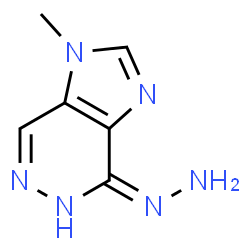 4H-Imidazo[4,5-d]pyridazin-4-one,1,5-dihydro-1-methyl-,hydrazone(9CI) Structure
