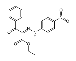 2-(4-nitro-phenylhydrazono)-3-oxo-3-phenyl-propionic acid ethyl ester结构式