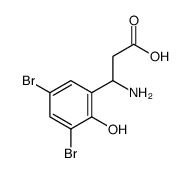 3-AMINO-3-(3,5-DIBROMO-2-HYDROXY-PHENYL)-PROPIONIC ACID structure