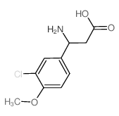 3-AMINO-3-(3-CHLORO-4-METHOXY-PHENYL)-PROPIONIC ACID picture