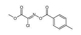 methyl 2-(p-tolyloxyimino)-2-chloroacetate Structure