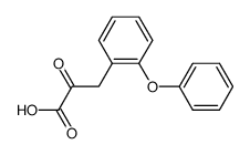 (2-phenoxy-phenyl)-pyruvic acid Structure