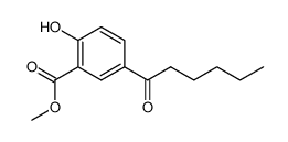 methyl 5-hexanoyl-2-hydroxybenzoate结构式