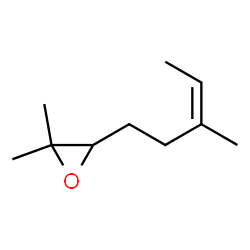 Oxirane, 2,2-dimethyl-3-[(3Z)-3-methyl-3-pentenyl]- (9CI) structure